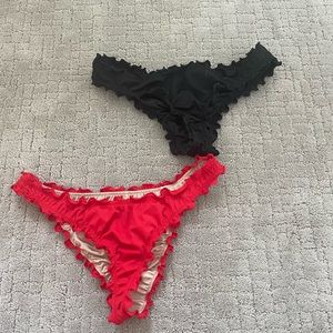 Shade & Shore Ruffle Bikini Bottoms